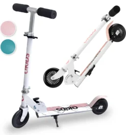 Aluminium-Roller Roller Kinder Tretroller QKids Flo Rosa