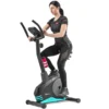Hop-Sport Heimtrainer HS-2080 Spark Ergometer Fitnessbike Pulsmessung Computer Flaschenhalter Fitnessgerät Türkis