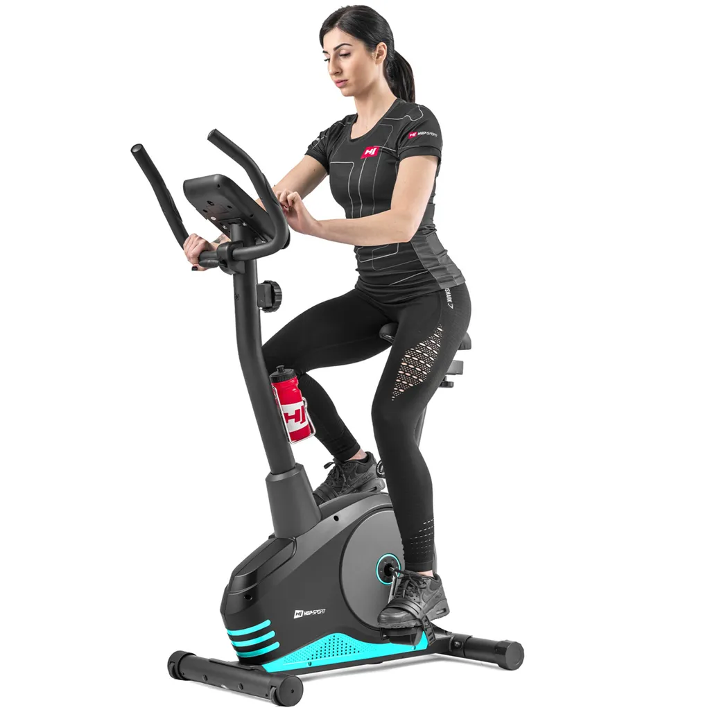Hop-Sport Heimtrainer HS-2080 Spark Ergometer Fitnessbike Pulsmessung Computer Flaschenhalter Fitnessgerät Türkis 1 Hop-Sport Heimtrainer HS-2080 Spark Ergometer Fitnessbike Pulsmessung Computer Flaschenhalter Fitnessgerät Türkis
