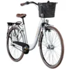 Agon City Life Damenfahrrad 28 Zoll 700c Fahrrad Für Damen Mit Korb Und Beleuchtung Stadtrad Hollandrad Tiefeinsteiger