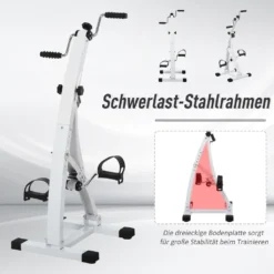 HOMCOM Heimtrainer Bewegungstrainer Pedaltrainer Für Senioren Stahl Weiß 40 X 42,5 X 100 Cm 14 HOMCOM Heimtrainer Bewegungstrainer Pedaltrainer Für Senioren Stahl Weiß 40 X 42,5 X 100 Cm -Globbervi Verkaufe 7e83f83a934f24fa0295a21cf79d856a
