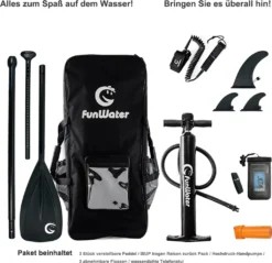 Funwater Stand Up Paddle Board 335x82x15cm Surfboard SUP Paddelboard Smiley Aufblasbar Blau -Globbervi Verkaufe 7e9e642867687714cfd8849a1bb5dc76