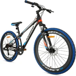 Kiyoko MTB Hardtail Mountainbike 24 Zoll 31,75 Cm Jungen 7G Mechanische Scheibenbremse Schwarz/Weiß -Globbervi Verkaufe 7f3765fa6275d603530a2a00dc07f6a2