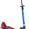 Marvel Spider-Man Zusammenklappbarer Roller, Jungen Fußbremse Blau/Rot
