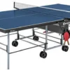 Sponeta S 3-47 I Indoor-Tischtennisplatte, 19mm, Blau, Mit Netz; 202.7410/L