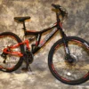26 Zoll MTB Blackrider Vollgefedert 21-Gang Shimano Kettenschaltung Mit Scheibenbremsen NEU 2638-SCHWARZ-ROT