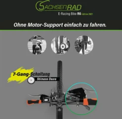 SachsenRad E-Racing Bike R6 Schwarz BB12062 33 SachsenRad E-Racing Bike R6 Schwarz BB12062 -Globbervi Verkaufe 8747a75ad29895eeb5dd2f1f20848423