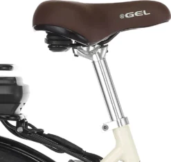 FISCHER E-Bike Pedelec City CITA ER1804, Rahmenhöhe 48 Cm, 28 Zoll, Akku 317 Wh, Vorderradmotor, Tiefer Einstieg, Retro Vintage, Rücktritt, Nabenschaltung, LED Display, Beige -Globbervi Verkaufe 8883d1bc8b8d6b9b9bb224deebe69756