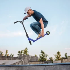 Stunt Scooter Freestyle Tretroller YOLEO Pro Scooter Kickscooter Roller Für Kinder Und Erwachsene Tragfähigkeit: 100 Kg ABEC 7 Steel Y Lenker (blau) -Globbervi Verkaufe 88f4c242f86066e3e59e086e8f3f5b0f