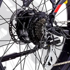 JOBOBIKE E-Bike Elektrofahrrad E-Mountainbike Robin, 26 Zoll Fat-Reifen Elektrobike, LG Akku 250w Heckmotor Gang SHIMANO Acera Schaltwerk, Kettenschaltung, Aluminium-Rahmen, Mechanische Scheibenbremse Damen Heren -Globbervi Verkaufe 8916660aa02ae77784aa62106c7cc5fd