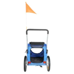 WebaVita 2in1 Hunde-Buggy Und Fahrradanhänger Haustiere Blau Mit Jogger-Funktion Mit Universalkupplung -Globbervi Verkaufe 8944a35487143436097b7d734a845ff4