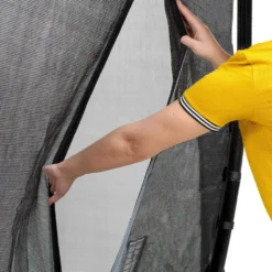EXIT Dynamic Ebenerdiges Trampolin ø305cm Mit Sicherheitsnetz - Schwarz -Globbervi Verkaufe 89a39ebee084f9048c3036a18b349394
