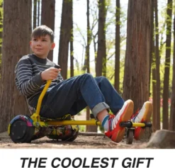 Hoverkart Kompatibel Mit 6,5 Zoll 8,5zoll Und 10 Zoll Hoverboards Schwarz, Sitzscooter Gokart, Hovergokart, Hovercart, Sitz Für Self Balancing Scooter -Globbervi Verkaufe 8a418422947aea202daa7691de691080