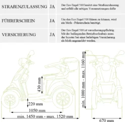 ECO ENGEL 510 Rot, 25 Km/h E-Scooter Senioren Roller Seniorenmobil Elektromobil 4 Räder -Globbervi Verkaufe 8a4c94fa6aa16e5faa0c904aceef376c