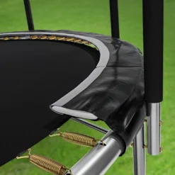 Hop-Sport Trampolin Outdoor - Ø 430 Cm - Safety Gartentrampolin Set Mit Innovativen, Gebogenen Netzstangen, Sicherheitsnetz, Leiter Und Vielen Extras – INTERTEK , Schwarz-grau -Globbervi Verkaufe 8b26f557f409a60ac797e3d2bbde25a9