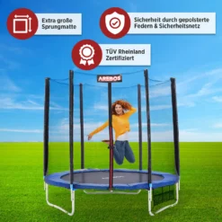 AREBOS Outdoor Trampolin Ø 305 Cm, Komplettset, Gartentrampolin -Globbervi Verkaufe 8b3b4c365a3c65b969632151ddffe7ae
