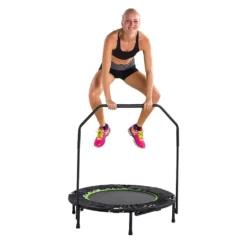 Tunturi Erwachsene Klappbares Fitness Trampolin Ø 104cm Mit Stange Und Randabdeckung / Jumping Fitness Trampolin / Rebounder -Globbervi Verkaufe 8b623ea1a28aed97bc60f5de6f25b7a1