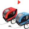 Hundeanhänger Red Loon Hunde Anhänger Transporter Fahrradanhänger Bis 40kg, Farbe:rot