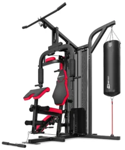 Hop-Sport HS-1054K Kraftstation Für Zuhause - Fitnessstation Mit 3 Stationen + 72 Kg, Inkl. Boxsack, Boxhandschuhe Und Kurzhanteln (2x1,5kg) -Globbervi Verkaufe 8c3c124c7f4bcb71f1faf64bda15f321