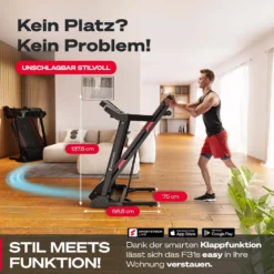 Sportstech F31 Profi Laufband – Deutsches Qualitätsunternehmen - Video Events & Multiplayer APP über LCD Monitor,Smartphone Kompatibel 4PS 16km/h –Ihr Heimtrainer Ist Klappbar Und Kompakt Verstaubar, Inlk. Pulsgurt -Globbervi Verkaufe 8cc063f8be1fa9a246fa5d07abf0aa52