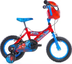Huffy Marvel Spider-Man 12 Zoll Fahrrad, Kinderfahrrad, Jungenfahrrad, 3 Bis 5 Jahre, Rot