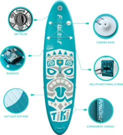 FunWater - SUP Board Stand Up Paddle Board, Surfboard Aufblasbar Paddel, Surfbrett Paddling, Paddle, SUP,SUP Board, Handpumpe, Finne, Sicherheitsleine -Globbervi Verkaufe 8e23a8c60b9a7b86be4cd40ad5aac0a8