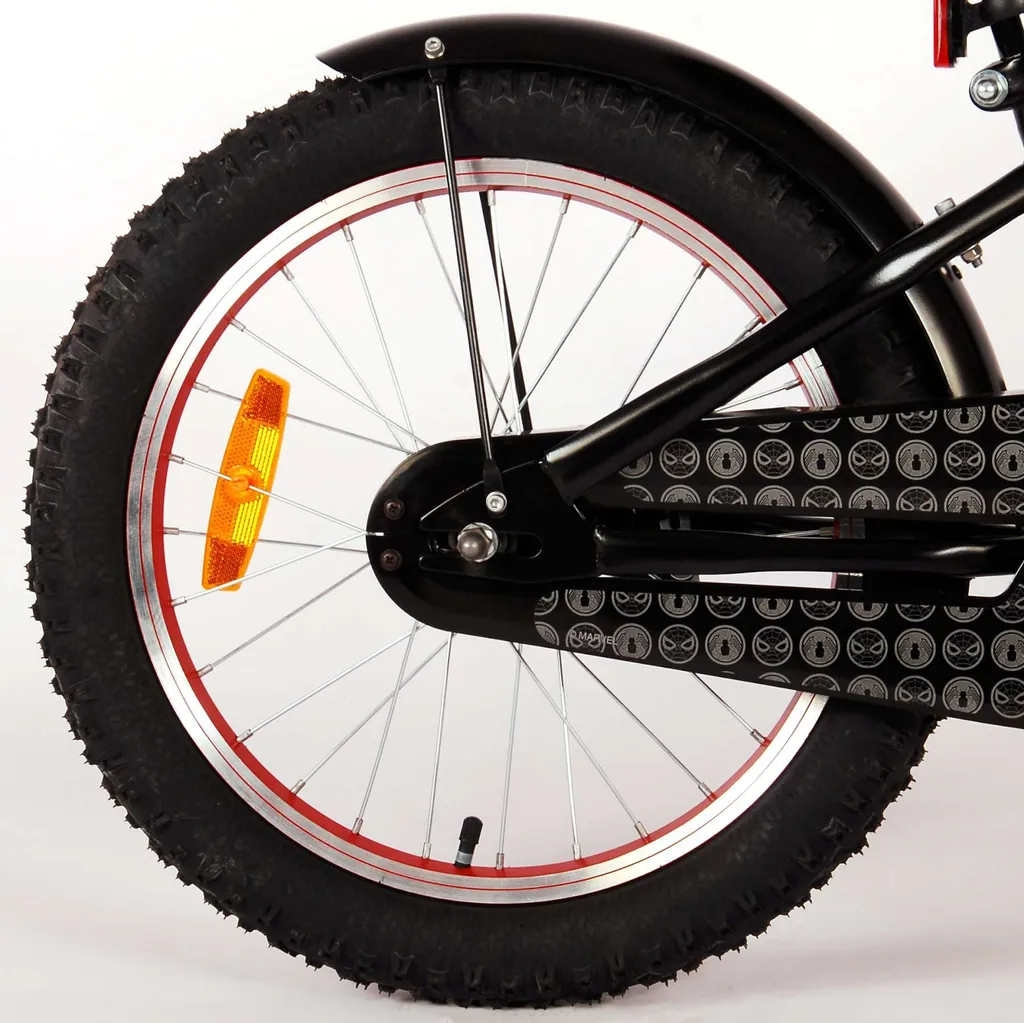 Spider-Man Kinderfahrrad - Jungen - 18 Zoll - Matt Schwarz 4 Spider-Man Kinderfahrrad - Jungen - 18 Zoll - Matt Schwarz – Bild 4