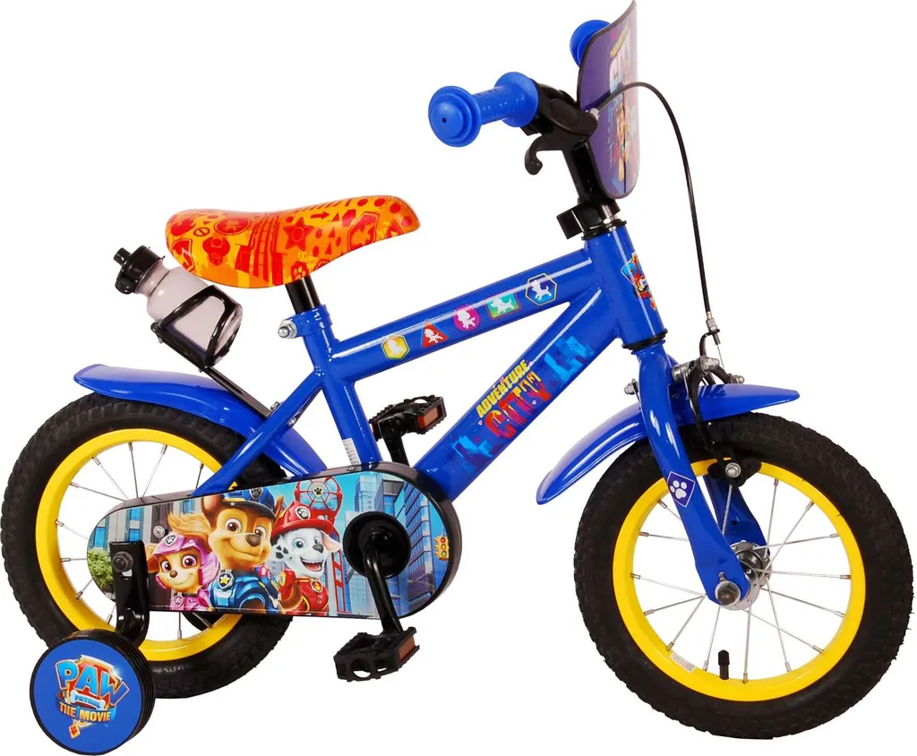 Paw Patrol Kinder Fahrrad - Jungen - 12 Zoll - Blau - Zwei Handbremsen 1 Paw Patrol Kinder Fahrrad - Jungen - 12 Zoll - Blau - Zwei Handbremsen