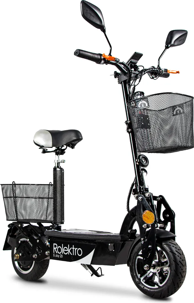 Rolektro, E-Joy 20, Schwarz, Faltbarer E-Scooter Mit Straßenzulassung 1 Rolektro, E-Joy 20, Schwarz, Faltbarer E-Scooter Mit Straßenzulassung