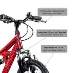 Galano FS180 Kinderfahrrad Ab 6 Jahre 120-135cm Mädchen Jungen Fahrrad 20 Zoll 6 Gang Mountainbike Fully Mit V-Brakes MTB -Globbervi Verkaufe 902f9df2e4e8ef5ea3a28b18a5f84dce