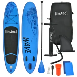 Stand Up Paddle Board Benguela 305 Cm SUP Paddelboard Bis 100kg Surfboard Aufblasbar Blau