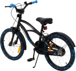 Actionbikes Kinderfahrrad Cruiser 18 Zoll - Kinderrad - Jungen - Mädchen - Fahrrad - Schwarz - Kettenschutz - Rad - Bike - 5 - 8 Jahre - Reflektoren - Kettenschutz -Globbervi Verkaufe 921bcc3af87f656385ce7ff859d8c535