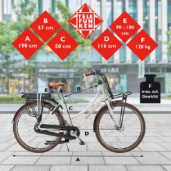 Telefunken E-Bike Elektrofahrrad Alu 28 Zoll Mit 7-Gang Shimano Nabenschaltung, Pedelec Citybike Leicht, 250W Und 13Ah, 36V Li-Ion Akku, RT540 Multitalent, Creme -Globbervi Verkaufe 922c40517df75699760f2faf0611be0f