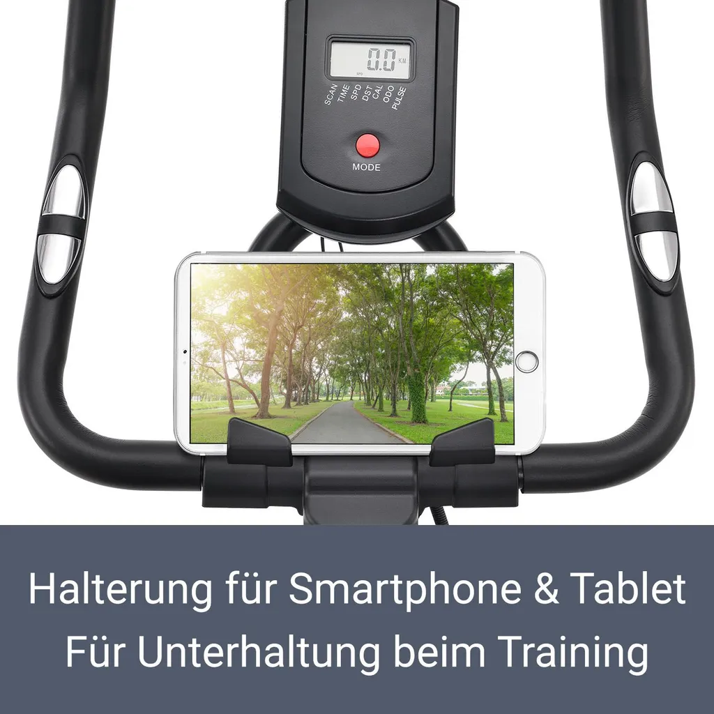 ArtSport Heimtrainer Speedbike RapidPace - Hometrainer Mit Riemenantrieb, 10 Kg Schwungrad, LCD Display & Pulssensoren Fitnessbike Fitness Fahrrad 6 ArtSport Heimtrainer Speedbike RapidPace - Hometrainer Mit Riemenantrieb, 10 Kg Schwungrad, LCD Display & Pulssensoren Fitnessbike Fitness Fahrrad – Bild 6