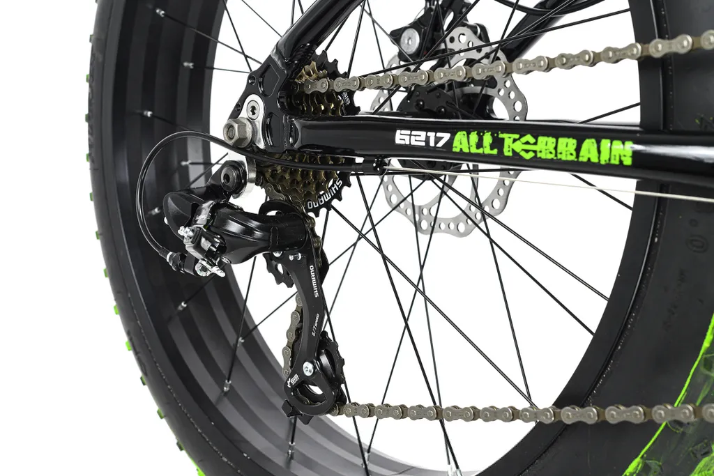 KS Cycling Jugendfahrrad Fatbike 24'' Crusher Schwarz RH 30 Cm 5 KS Cycling Jugendfahrrad Fatbike 24'' Crusher Schwarz RH 30 Cm – Bild 5