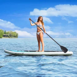 ArtSport Stand Up Paddling Board Set Blue Wave Aufblasbar 320 Cm - 150 Kg - Fußleine, Pumpe, Paddel, Tasche & Zubehör - SUP Board Standup Paddle -Globbervi Verkaufe 92d8653beceaccc617ecb87e9be65e3f