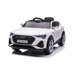 Audi E-Tron Kinder Elekto Auto Kinderauto Kinderfahrzeug Kinder Elektroauto , Farbe:weiß