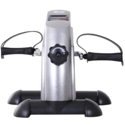 HOMCOM Heimtrainer Mini Bike Pedaltrainer Trainingsrad Fahrradgerät Mit LCD-Display Metall Silber 35 X 40 X 31 Cm -Globbervi Verkaufe 9319773e749545d8e56a0c72a5ad706e