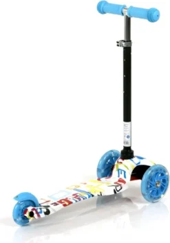 Lorelli Kinderroller Mini Klappbar Verstellbar PolyurethanRäder Leuchten ABEC-7 Bremse Blau -Globbervi Verkaufe 936aab8f8594ea7e7e02e596a5cac6c4