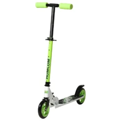 HOMCOM Scooter Kinderscooter Klappbar Kickscooter Mit Hinterbremsen Ø145 Mm Rädern Tretroller Höheverstellbar Bis 50 Kg Belastbar Für 4-8 Jahre Aluminium Eva Grün 72,8 X 33,4 X 75-85 Cm -Globbervi Verkaufe 93f71c8cff8fd33292eb41b088e21568