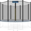 KIDUKU Trampolin Ersatznetz Ø 305 Cm - 6 Stangen Sicherheitsnetz Trampolinersatznetz
