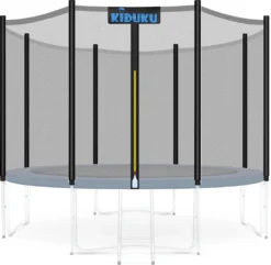 KIDUKU Trampolin Ersatznetz Ø 305 Cm - 6 Stangen Sicherheitsnetz Trampolinersatznetz