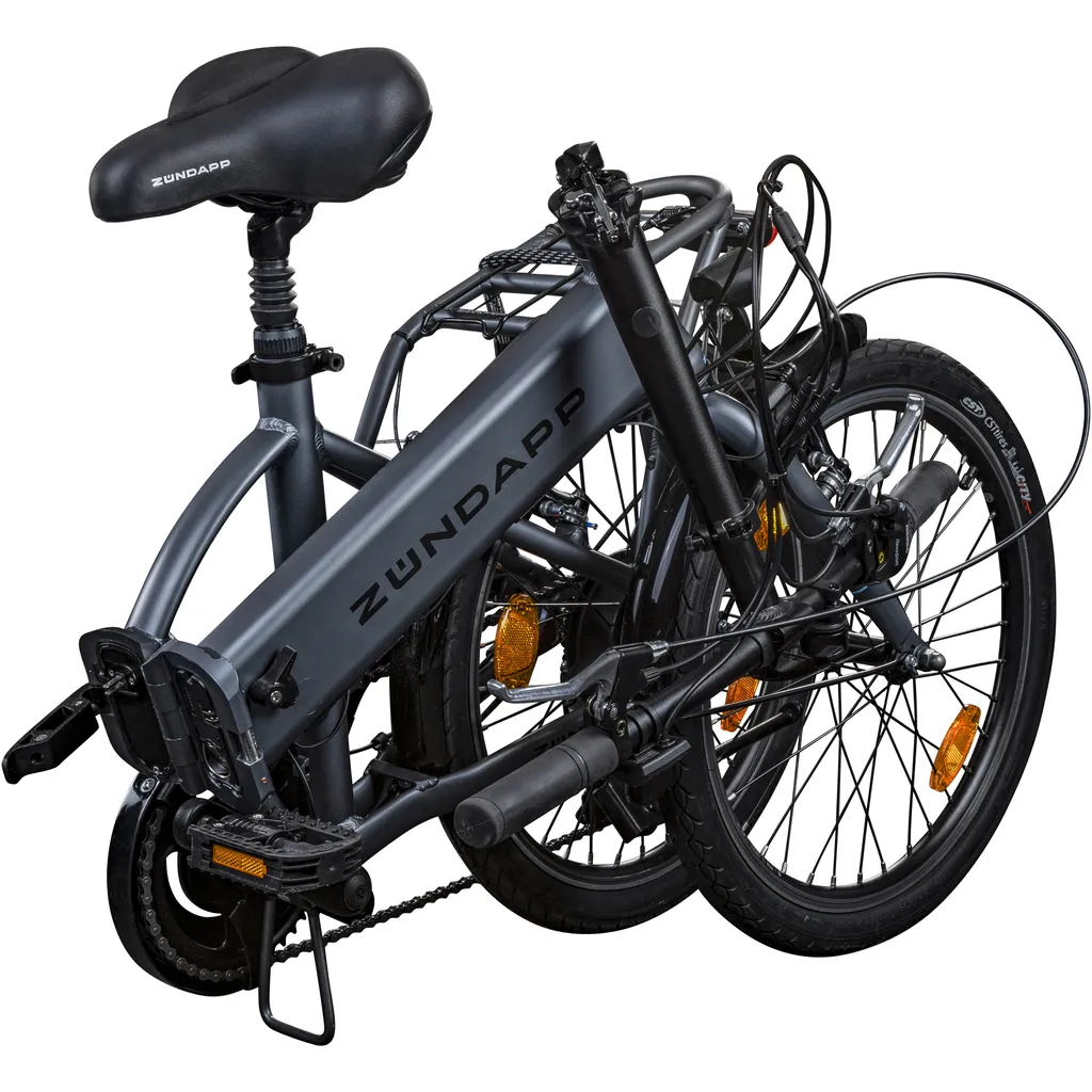 Zündapp Z101 20 Zoll Elektro Klapprad Für Erwachsene 150 - 180 Cm 6 Gang E Klappfahrrad E Bike Faltrad Pedelec StVZO 4 Zündapp Z101 20 Zoll Elektro Klapprad Für Erwachsene 150 - 180 Cm 6 Gang E Klappfahrrad E Bike Faltrad Pedelec StVZO – Bild 4