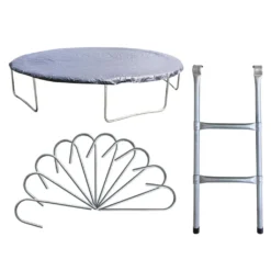 SixBros. SixJump 4,30 M Gartentrampolin,Kindertrampolin Für Den Garten,Outdoor Trampolin Inkl. Leiter, Sicherheitsnetz, Abdeckung,schwarz, TS430/1945 -Globbervi Verkaufe 94c7a140a62dbf10de01281557519819