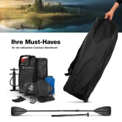 Messe-Neuheit 2020! Premium WBX SUP-Board Mit 2in1 Sichtfenster, Action-Cam Ready +9in1 Set, Deutsche Qualitätsmarke, Aufblasbares Stand Up Paddel Board, Wassersport Kajak Sitz, Paddling Surfbrett -Globbervi Verkaufe 95137142a8c92714f96b3759c7a6aff7