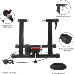 Mucola Rollentrainer 6 GANG Fahrrad Klappbar Fahrradtrainer 150 Kg Heimtrainer Indoor Trainingsgerät Fahrradrollentrainer Cycletrainer Schaltung Magnetisch 26 28 Zoll 700C Hometrainer -Globbervi Verkaufe 967b2c8f42b1656f8b0ebf2fd24db23c