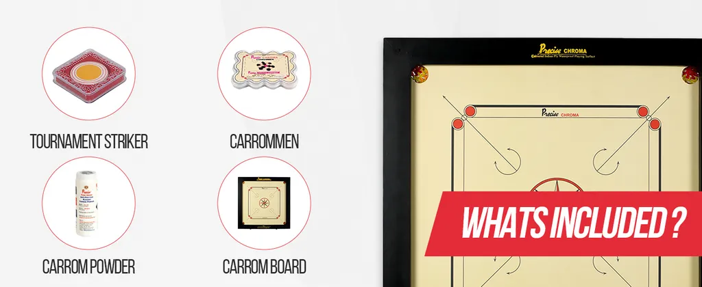 Precise Super Satin 82 X 82 Cm – 8 Kg – 6 Mm – Carrom Board – Komplett Mit Striker Powder Discs – Hergestellt In Indien Spitzenqualität 4 Precise Super Satin 82 X 82 Cm – 8 Kg – 6 Mm – Carrom Board – Komplett Mit Striker Powder Discs – Hergestellt In Indien Spitzenqualität – Bild 4