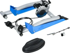 HOMCOM Rollentrainer Fahrradtrainer Heimtrainer Mit 8-Stufen-Widerstand Magnetbremse Für 650C, 700C/26"-29" Stahl Blau 77 X 56 X 47,5 Cm -Globbervi Verkaufe 97f74656c39493904696bfe28824d5b1