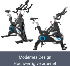 ArtSport Heimtrainer Fahrrad Premium 150 Kg Mit 22 Kg Schwungrad & Leisem Riemenantrieb - Widerstand Stufenlos Verstellbar - Indoor Cycling Bike Speedbike -Globbervi Verkaufe 9867f4f03f9fe3f3e0816d86dc82280b
