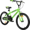 Actionbikes Kinderfahrrad Zombie 20 Zoll - Kinder Fahrrad - V-Brake Bremsen - Kettenschutz - Fahrradständer - Kinderrad - Jugend Fahrrad - Rad - Bike - Jungen & Mädchen - Grün - 6-9 Jahre